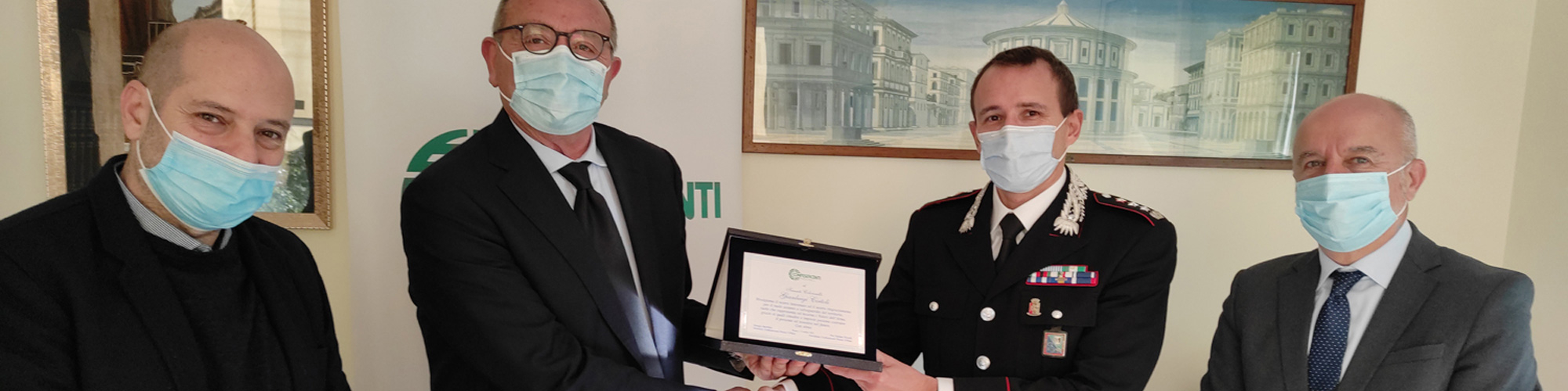 Confesercenti incontra il nuovo Comandante Provinciale dei Carabinieri Tenente Colonnello Gianluigi Cirtoli